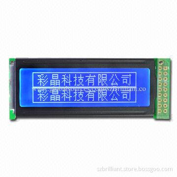 122x32 Alphanumeric LCD Modules with LED Backlight, Low Consumption and Pins Connect